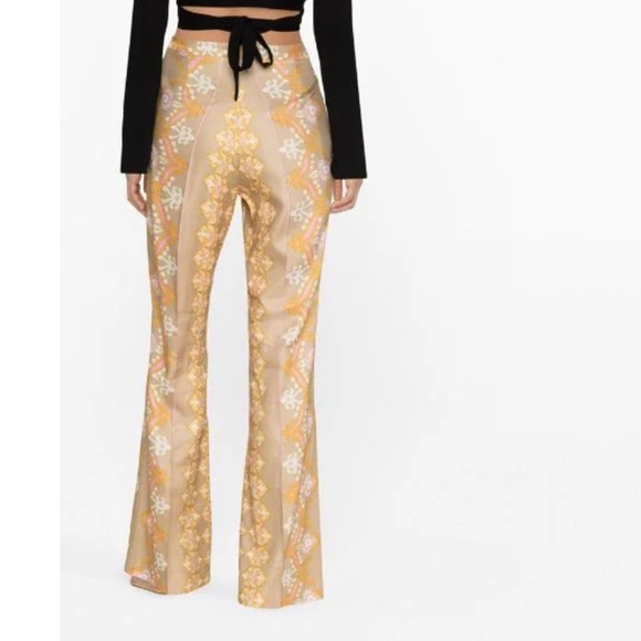 Sandro paisley-print flared trousers - Picture 7 of 8